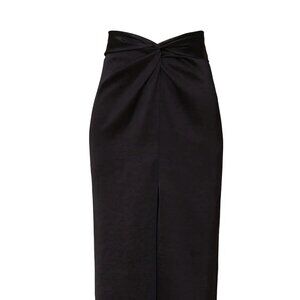 Nanushka Black Midi Skirt